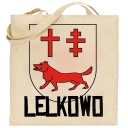 сумка цвета экрю, герб гмины Лельково