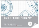 Белый технический блок А3 INTERDRUK 10 листов 170г