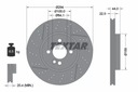 TEXTAR DISCS BRAKE FRONT 92196703 photo 2 - milautoparts-fr.ukrlive.com