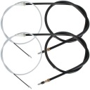 RENAULT LAGUNA 2 II 01- ТРОС РУЧНОГО ТОРМОЗА 2X