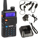 KRÓTKOFALÓWKA WALKIE TALKIE BAOFENG UV-5R 8W RADIOTELEFON DUŻY ZASIĘG