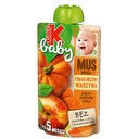 KUBUŚ Мусс из тыквы и яблока с морковью без сахара 100г