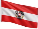 ФЛАГ АВСТРИИ АВСТРИЙСКИЙ 120х80СМ НА АВСТРИЙСКОЙ МАЧТЕ