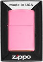 ЗАЖИГАЛКА ZIPPO РОЗОВАЯ МАТОВАЯ