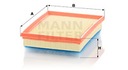 MANN-FILTER C 24 036 FILTRO AIRE 