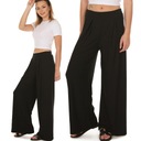 F686 Широкие струящиеся БРЮКИ со складками