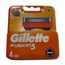 4 X GILLETTE FUSION 5 FUSION5 ВСТАВКИ ЛЕЗВИЯ ОРИГИНАЛЬНЫЙ GILETTE GILLETE