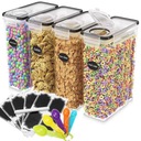 4x ГЕРМЕТИЧНЫЕ КОНТЕЙНЕРЫ ДЛЯ ПИЩЕВЫХ ПИЩЕВЫХ КОНТЕЙНЕРОВ НАБОР ПЛОТНЫХ ПЛАСТИКОВЫХ ЯЩИКОВ ОБЪЕМОМ 2,5 Л.