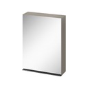 Zrkadlová skrinka VIRGO 60 sivý dub s čiernymi úchytmi (S522-016)