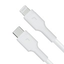 Белое зарядное устройство GaN 65 Вт + кабель Lightning MFi 1 м для iPhone 11 12 13 14