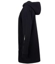 Dlhé mikinové šaty na zips s kapucňou S (36) Dominujúca farba viacfarebná