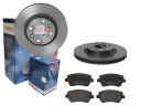 ПЕРЕДНИЕ ДИСКИ, КОЛОДКИ BOSCH, RENAULT CLIO IV, 258MM