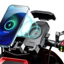 2 В 1 КРІПЛЕННЯ МОТОЦИКЛЕТНИЙ NA ТЕЛЕФОН ЗАРЯДНИЙ ПРИСТРІЙ INDUKCYJNA 15W + USB C 20 W  (18916830706) фото min 8