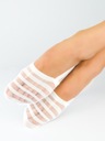 Biele Členkové Ponožky nízke ČIPKOVANÁ Balerínka neviditeľná s ABS 36-40 3pack Značka Inna marka