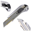 НОЖ УНИВЕРСАЛЬНЫЙ МЕТАЛЛИЧЕСКИЙ 18 ММ ДЛЯ ОБОЕВ И КОВРОВ