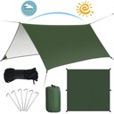 БРЕЗЕНТ ПОЛКА ДЛЯ КЕМПИНГА ТУРИСТИЧЕСКАЯ КРЫША БРЕЗЕНТ ДЛЯ СОЛНЦА 3х3м
