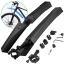 КОМПЛЕКТ ВЕЛОСИПЕДНЫХ КРЫЛЬЕВ КОМПЛЕКТ ПЕРЕДНИХ ЗАДНИХ ВЕНТИЛЯТОРОВ 26 27 28 29 ЧЕРНЫЙ