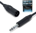 KABEL JACK 6.3 STEREO TRS - XLR 3 PIN MĘSKI 2m KLOTZ NEUTRIK