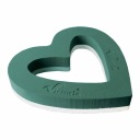 Сердце, цветочная губка на открытом стиродуре, 63 см.