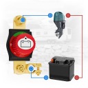 HEBEL ОСНОВНОЙ ВЫКЛЮЧАТЕЛЬ ТОКА 300A 12V-48V ZDEJMOWANE ПОВОРОТНАЯ РУЧКА  фото 7