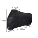 ЧОХОЛ NA MOTOROWERY ЧОХОЛ ЗАХИСНИЙ NA МОТОЦИКЛ ДВІЙНЕ SZWY 79X27.5X43INCH  фото 10