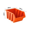 Контейнер-органайзер для хранения вещей NP4R, оранжевый