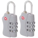 KŁÓDKA NA SZYFR SYSTEM TSA DO BAGAŻU WALIZKI