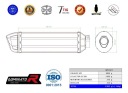 GS 500F 2004 - 2014 СИСТЕМА ВИПУСКНИЙ ГЛУШНИК HP1 DOMINATOR  фото 6