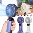 МАЛЕНЬКИЙ КАРМАННЫЙ ВЕНТИЛЯТОР С 5 УРОВНЯМИ СКОРОСТИ, АККУМУЛЯТОРНАЯ БАТАРЕЯ 3000 МАЧ
