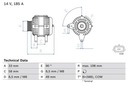 BOSCH 0 986 083 560 GENERADOR RENOVACIÓN 