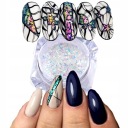 Стеклянная пыль для нейл-арта - Волшебные осколки - MIX