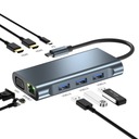 2311 8 in 1 USB-C / Type-C to USB HUB Adapter