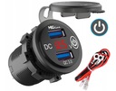 РОЗЕТКА ПРИЖИГАЛА ДЛЯ МОТОЦИКЛА ЗАРЯДНОЕ УСТРОЙСТВО USB QC CD3