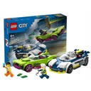 LEGO City Zestaw 60415 Pościg radiowozu za muscle carem auto + Torba LEGO Seria Ruch drogowy