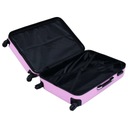 Twarda walizka na kółkach, różowa, ABS Szerokość (dłuższy bok) 36 cm