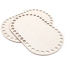 ДЕРЕВЯННАЯ ЗАГОТОВКА Сплошная КОРЗИНА ДЛЯ ВЯЗАНИЯ КРЮЧКОМ ОСНОВАНИЕ ДЕКОР 2