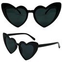 Сердечные очки для женщин, солнечные сердца