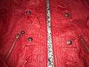 Červená bunda z detskej ekokože 140-150 Kód výrobcu K-4-23