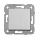 Viko NOVELLA Разъем одинарный, серебристый