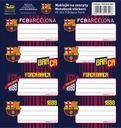 Nálepky Na Zošity Barcelona Barca Fan Futbal Astra Značka Astra