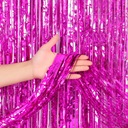 KURTYNA ZASŁONA IMPREZOWA CIEMNO RÓŻOWA