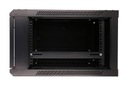 Шкаф-стойка настенный 6U 600x600 Черный