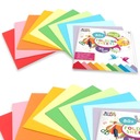 PAPIER DO ORIGAMI KOLOROWY 20x20 cm DLA DZIECI PRACE KREATYWNE 80 ARK 70gsm