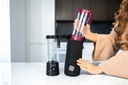 Pohodlný mixér BlendyGo 3 MOC BURGUNDS PRENOSNÁ ORIGINÁL USB SMOOTHIE Šírka produktu 8 cm