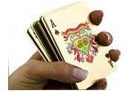 Karty do gry pokera plastikowe złote - $$$ dolar Wydawca inny