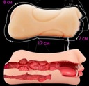 МАСТУРБАТОР ИСКУССТВЕННАЯ ВАГИНА КИСКА РОТ 2в1 ВАГИНА