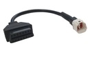 Adapter z OBD2 na wtyk Yamaha 4 pin do motocykli