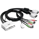 DVI USB KVM-переключатель со звуком TRENDnet TK-214i 2-портовый