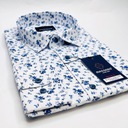 Regular-fit elegantná vizitková pánska košeľa s lycrou s dlhým rukávom Model Regular-fit Elegancka Wizytowa koszula męska