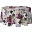 КРУГЛАЯ СКАТЕРТЬ ДЛЯ ДЕКОРАТИВНОГО СТОЛА 150 КРУГЛЫЙ УЗОР 080